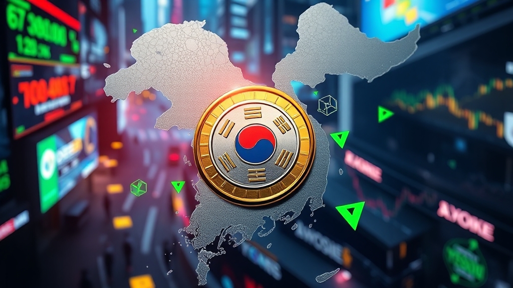 한국 디지털화폐 시장과 비교 (realistic 스타일)