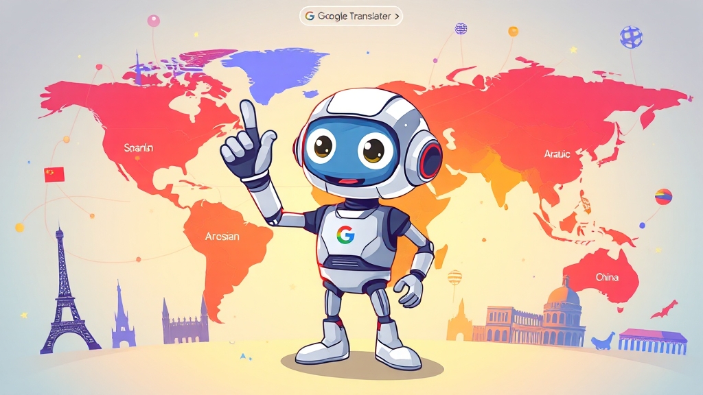 구글 번역 AI vs 파파고 vs 갤럭시 AI: 최고의 번역기는? 3 구글 번역 AI, 어디에 쓸까? (cartoon 스타일)