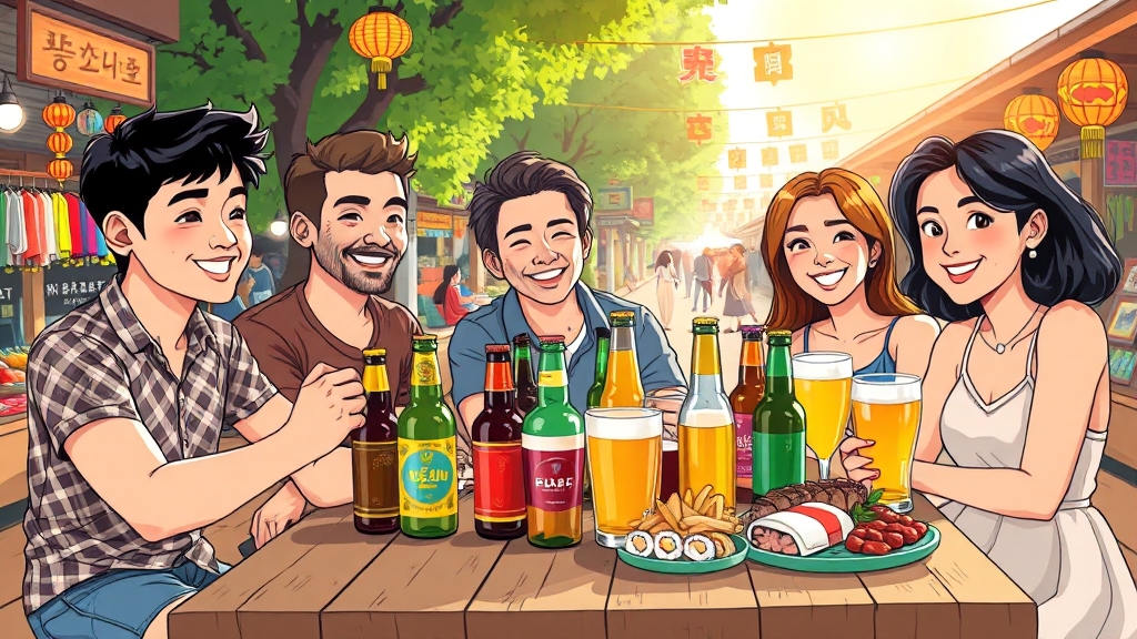 제주 올레시장 제주약수터 수제맥주에 관한 종합 가이드 2 올레시장, 약수터 여행 코스 (cartoon 스타일)