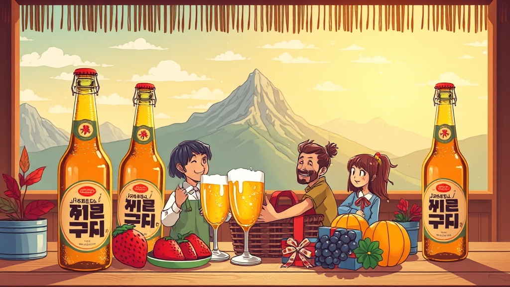 제주 올레시장 제주약수터 수제맥주에 관한 종합 가이드 6 약수터 맥주 종류별 후기 (cartoon 스타일)